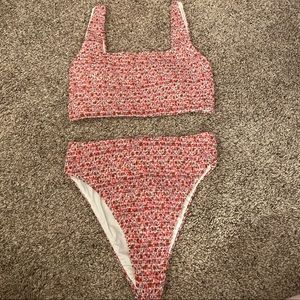 Floral Pink Lily Bikini